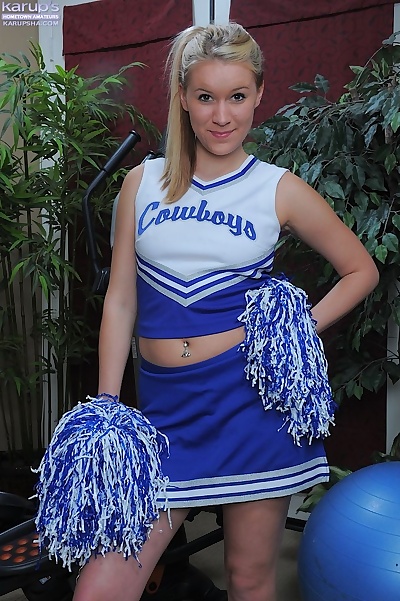 Tyro cheerleader Kristy Kay..